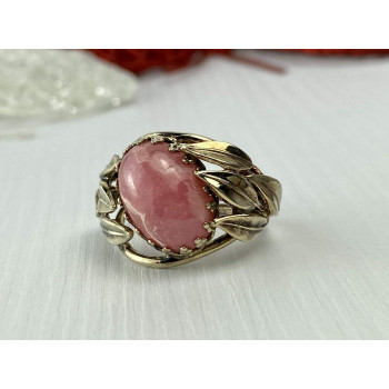 Sky Jewelry Винтажное Серебряное кольцо с Морганитом