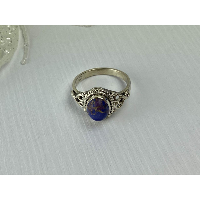 Sky Jewelry Винтажное Серебряное кольцо 925 пробы с камнем Яшма