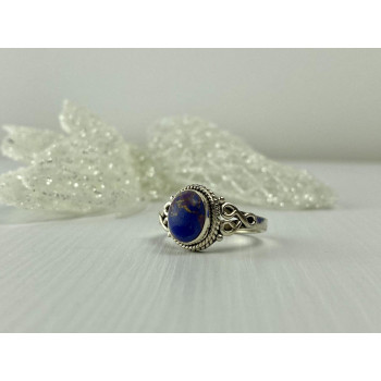 Sky Jewelry Винтажное Серебряное кольцо 925 пробы с камнем Яшма