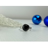 Sky Jewelry Серебряное кольцо с Черным Ониксом 925 проба