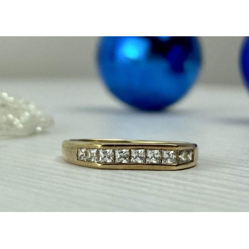 Sky Jewelry Серебряное кольцо в позолоте 925 пробы с Фианитами