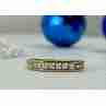 Sky Jewelry Серебряное кольцо в позолоте 925 пробы с Фианитами