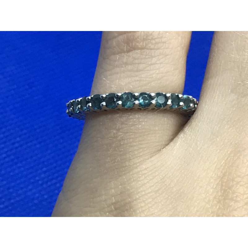 Sky Jewelry Серебряное кольцо с аквамарином