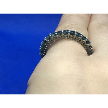 Sky Jewelry Серебряное кольцо с аквамарином