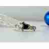 Sky Jewelry Серебряное кольцо 925 проба с камнем Альмандин и Шпинель *Сердца*