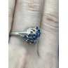 Sky Jewelry Серебряное кольцо с сапфирами
