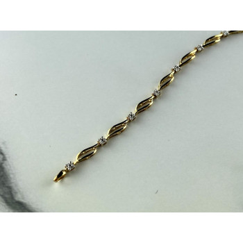 Sky Jewelry Золотой  Браслет 10К (417 проба) с Бриллиантами