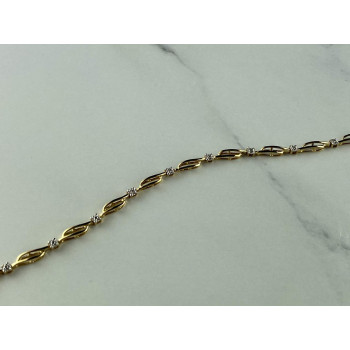 Sky Jewelry Золотой  Браслет 10К (417 проба) с Бриллиантами