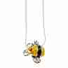 Sky Jewelry Цепочка с кулоном фианит и эмаль *Пчела