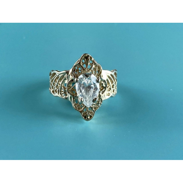 Sky Jewelry Ажурное Серебряное кольцо 925 пробы с Фианитом