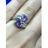 Sky Jewelry Серебряное кольцо с аметистом