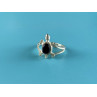 Sky Jewelry Серебряное кольцо с Черным Ониксом 925 проба *Черепаха*