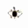 Sky Jewelry Серебряное кольцо с Черным Ониксом 925 проба *Черепаха*