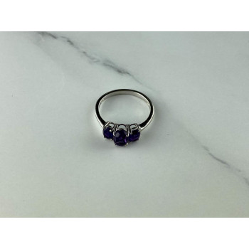 Sky Jewelry Серебряное кольцо с Фиолетовым Турмалином