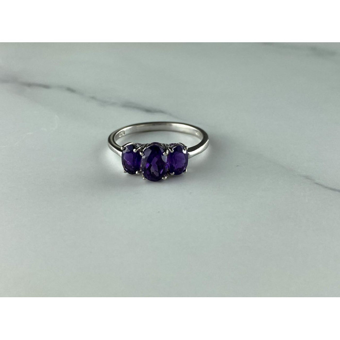 Sky Jewelry Серебряное кольцо с Фиолетовым Турмалином