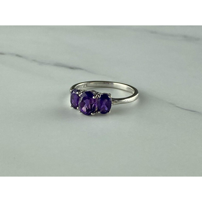 Sky Jewelry Серебряное кольцо с Фиолетовым Турмалином