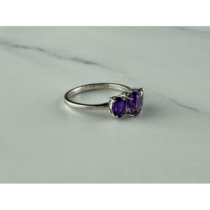 Sky Jewelry Серебряное кольцо с Фиолетовым Турмалином