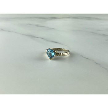 Sky Jewelry Серебряное кольцо 925 пробы с Топазом