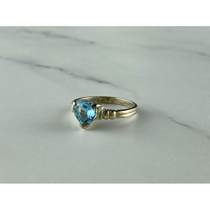 Sky Jewelry Серебряное кольцо 925 пробы с Топазом