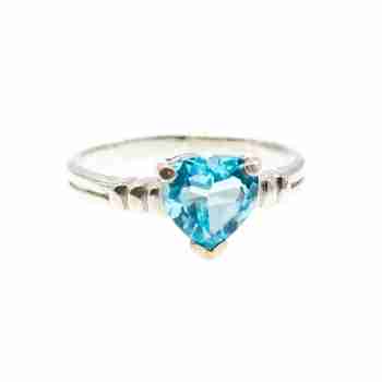 Sky Jewelry Серебряное кольцо 925 пробы с Топазом