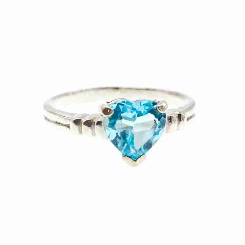 Sky Jewelry Серебряное кольцо 925 пробы с Топазом