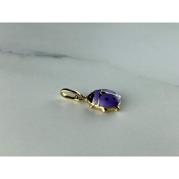 Sky Jewelry Золотой кулон с Эмалью 14К (585 проба)  Italy