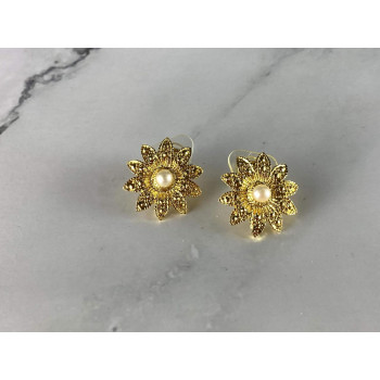 Sky Jewelry Серьги с Жемчугом в позолоте