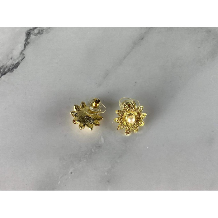 Sky Jewelry Серьги с Жемчугом в позолоте