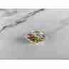 Sky Jewelry Золотое Кольцо 10К (417 проба) с камнями Гелиодор, Морганит и Турмалин