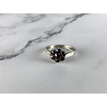 Sky Jewelry Серебряное кольцо 925 проба с Альмандином