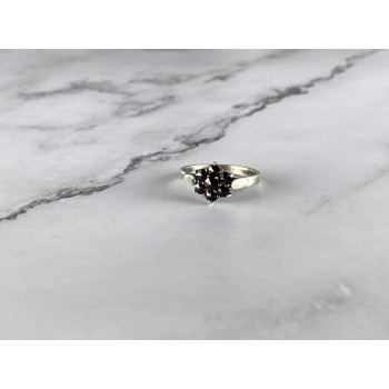 Sky Jewelry Серебряное кольцо 925 проба с Альмандином