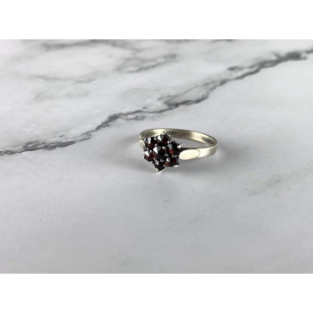 Sky Jewelry Серебряное кольцо 925 проба с Альмандином