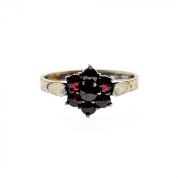 Sky Jewelry Серебряное кольцо 925 проба с Альмандином