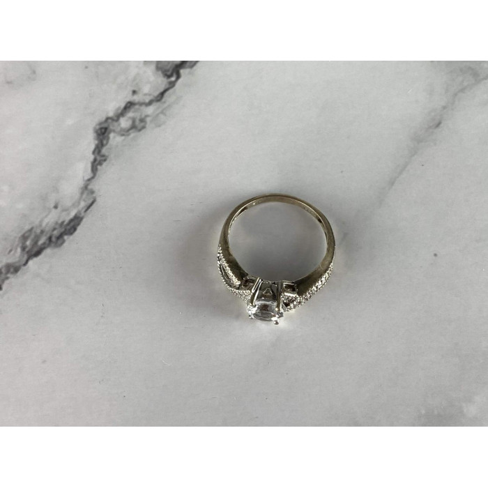 Sky Jewelry Серебряное кольцо с бесцветной Шпинелью