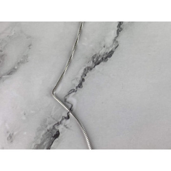 Sky Jewelry Серебряная Цепочка с Крестиком *Белый Топаз*  Italy