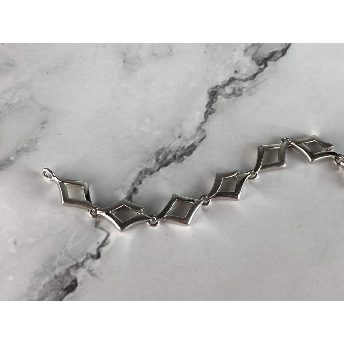 Sky Jewelry Серебряный Браслет с Бриллиантами Италия 925 проба