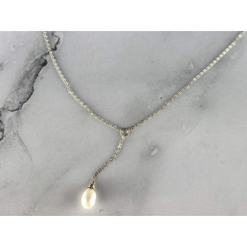 Sky Jewelry Серебряное Ожерелье с Жемчугом 925 проба Италия