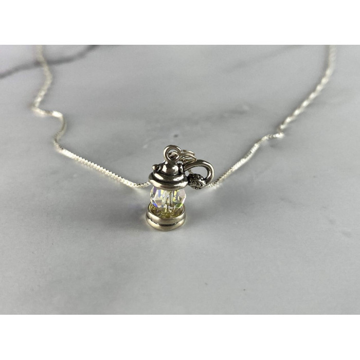 Sky Jewelry Серебряная Цепочка с Кулоном  *Мистик Топаз*  Italy