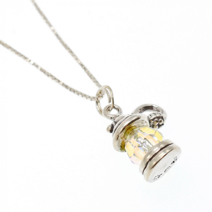 Sky Jewelry Серебряная Цепочка с Кулоном  *Мистик Топаз*  Italy