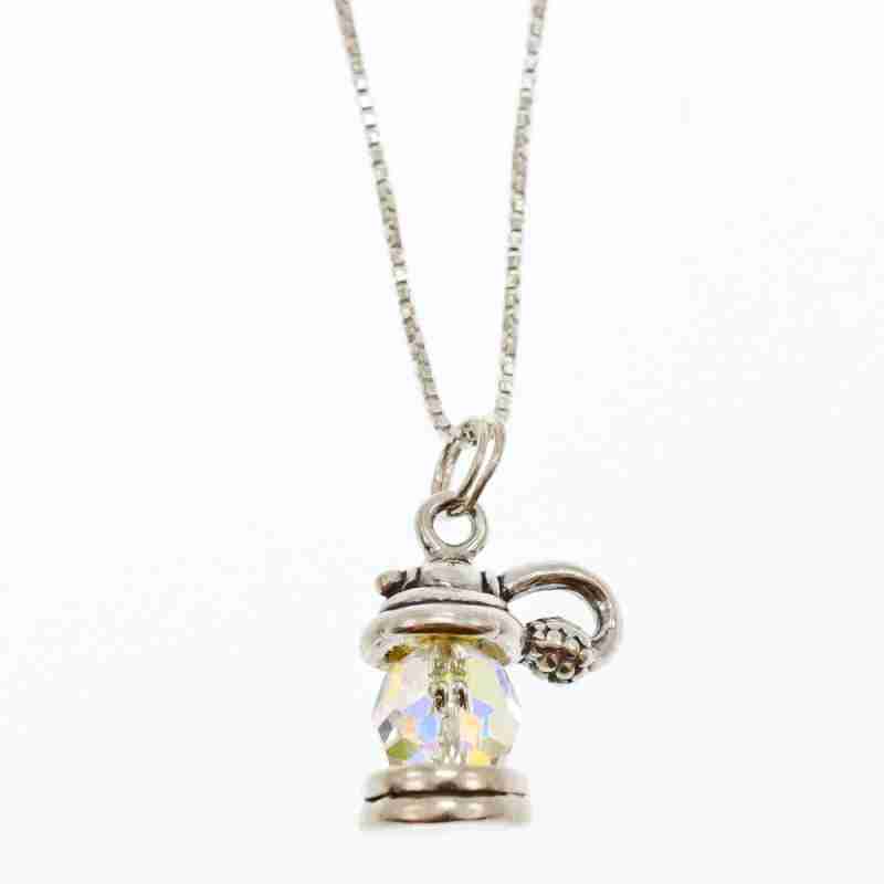 Sky Jewelry Серебряная Цепочка с Кулоном  *Мистик Топаз*  Italy