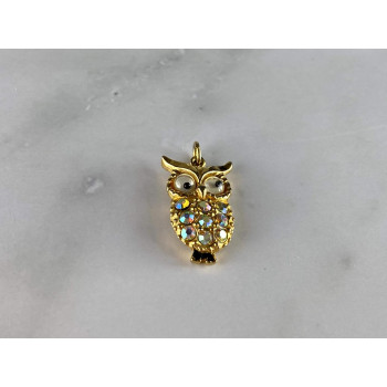 Sky Jewelry Кулон в позолоте с Фианитами *Сова*