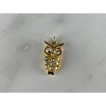 Sky Jewelry Кулон в позолоте с Фианитами *Сова*