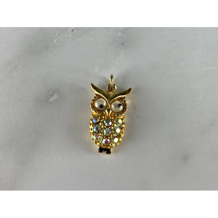 Sky Jewelry Кулон в позолоте с Фианитами *Сова*