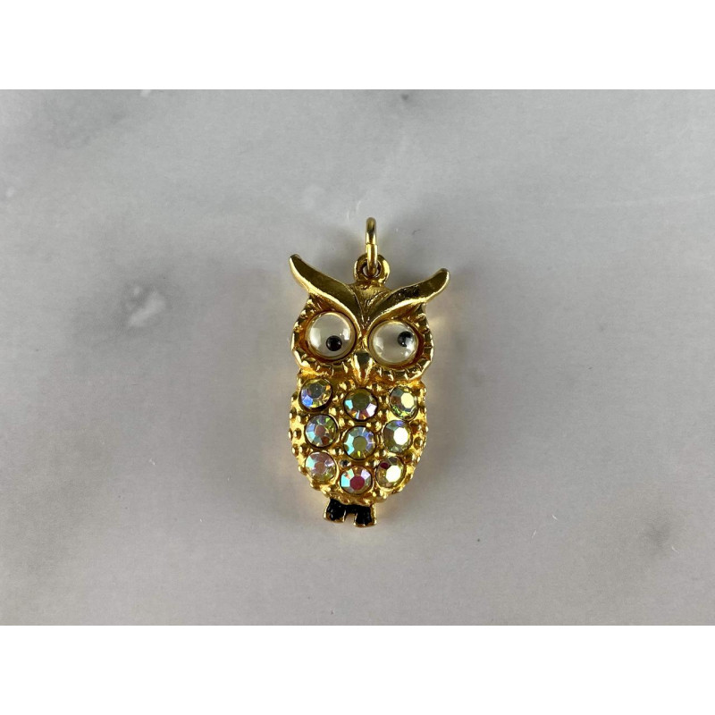 Sky Jewelry Кулон в позолоте с Фианитами *Сова*