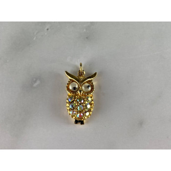 Sky Jewelry Кулон в позолоте с Фианитами *Сова*