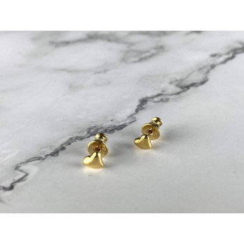 Sky Jewelry Серьги в позолоте *Сердце*