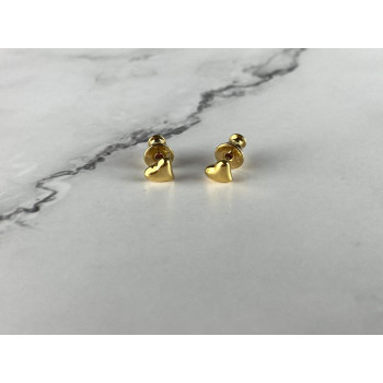 Sky Jewelry Серьги в позолоте *Сердце*