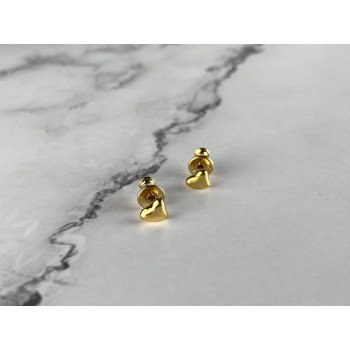 Sky Jewelry Серьги в позолоте *Сердце*