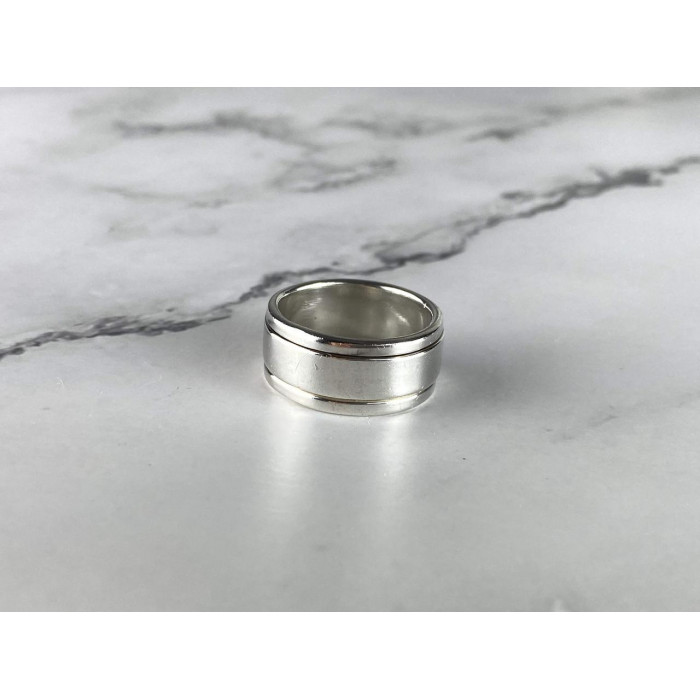 Sky Jewelry Серебряное кольцо для снятия стресса - Спинер