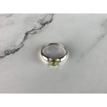 Sky Jewelry Серебряное кольцо с камнем Тсаворит (Цаворит)
